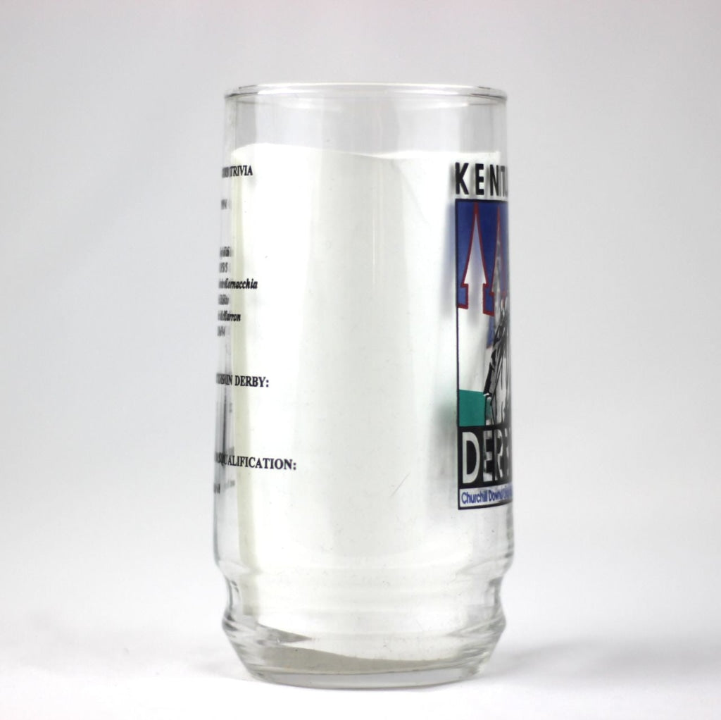 1995 Kentucky Derby 121 Trivia Beer Glass