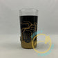 2005 Kentucky Derby Festival Glass Dipped In Gold Pepsi