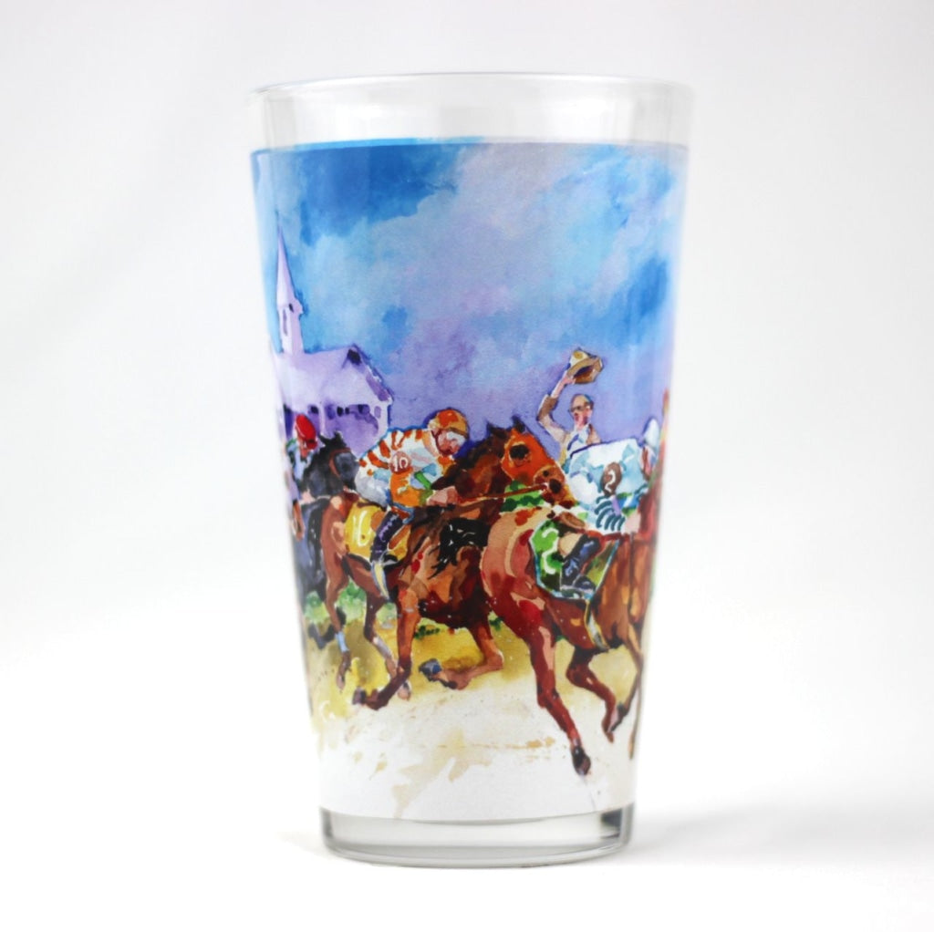 2017 Kentucky Derby 143 Full Color Pint Glasse Misc