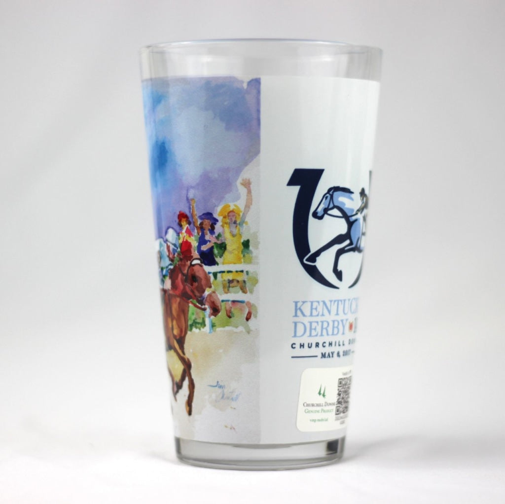 2017 Kentucky Derby 143 Full Color Pint Glasse Misc