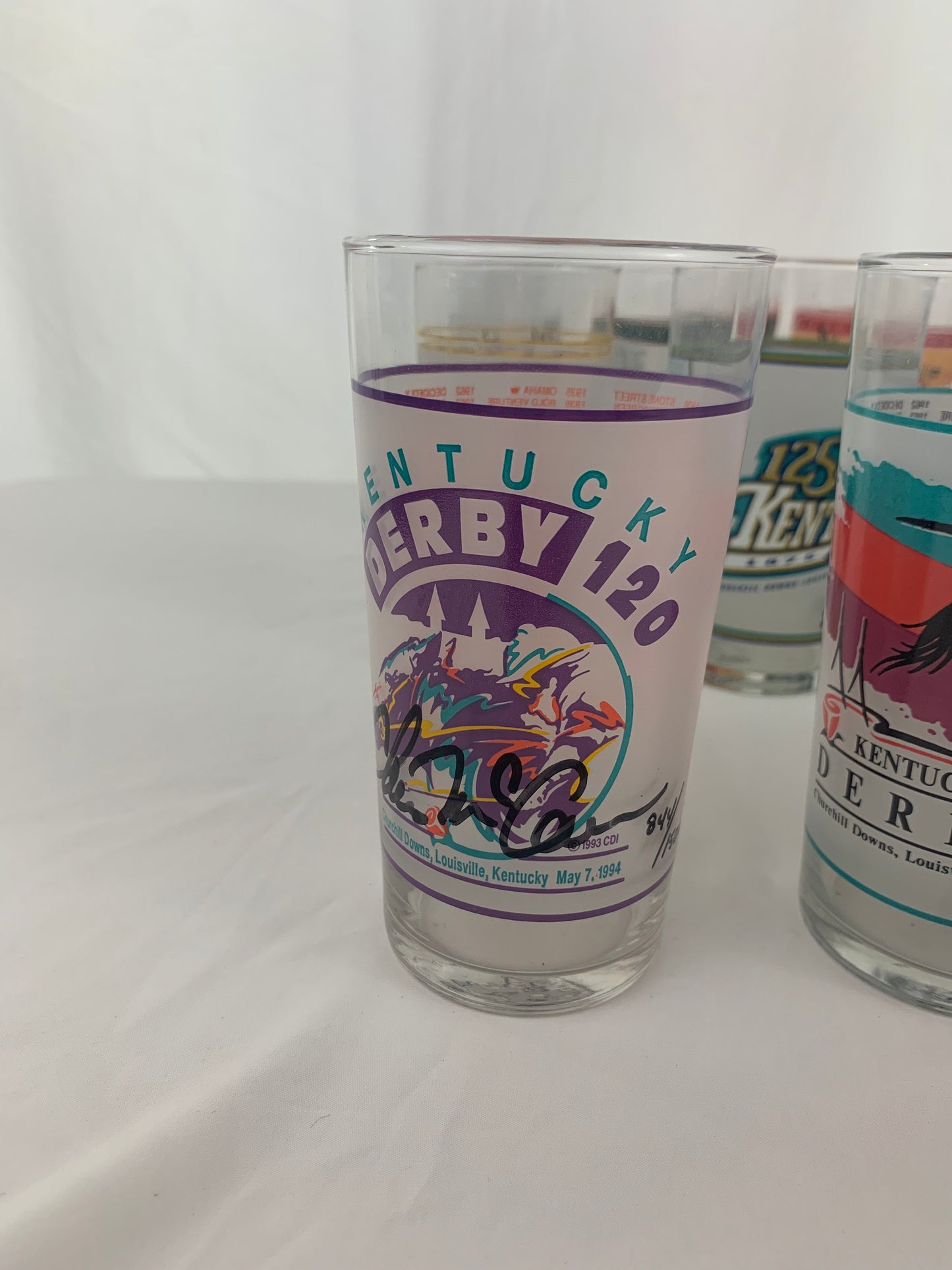 Complete Set Of Kentucky Derby Signature Series Mint Julep Glasses.