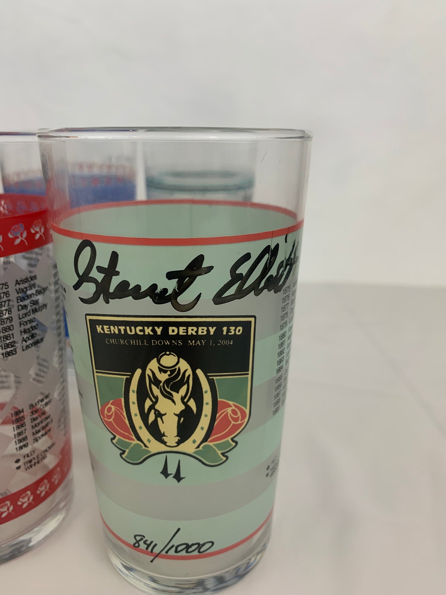 Complete Set Of Kentucky Derby Signature Series Mint Julep Glasses.