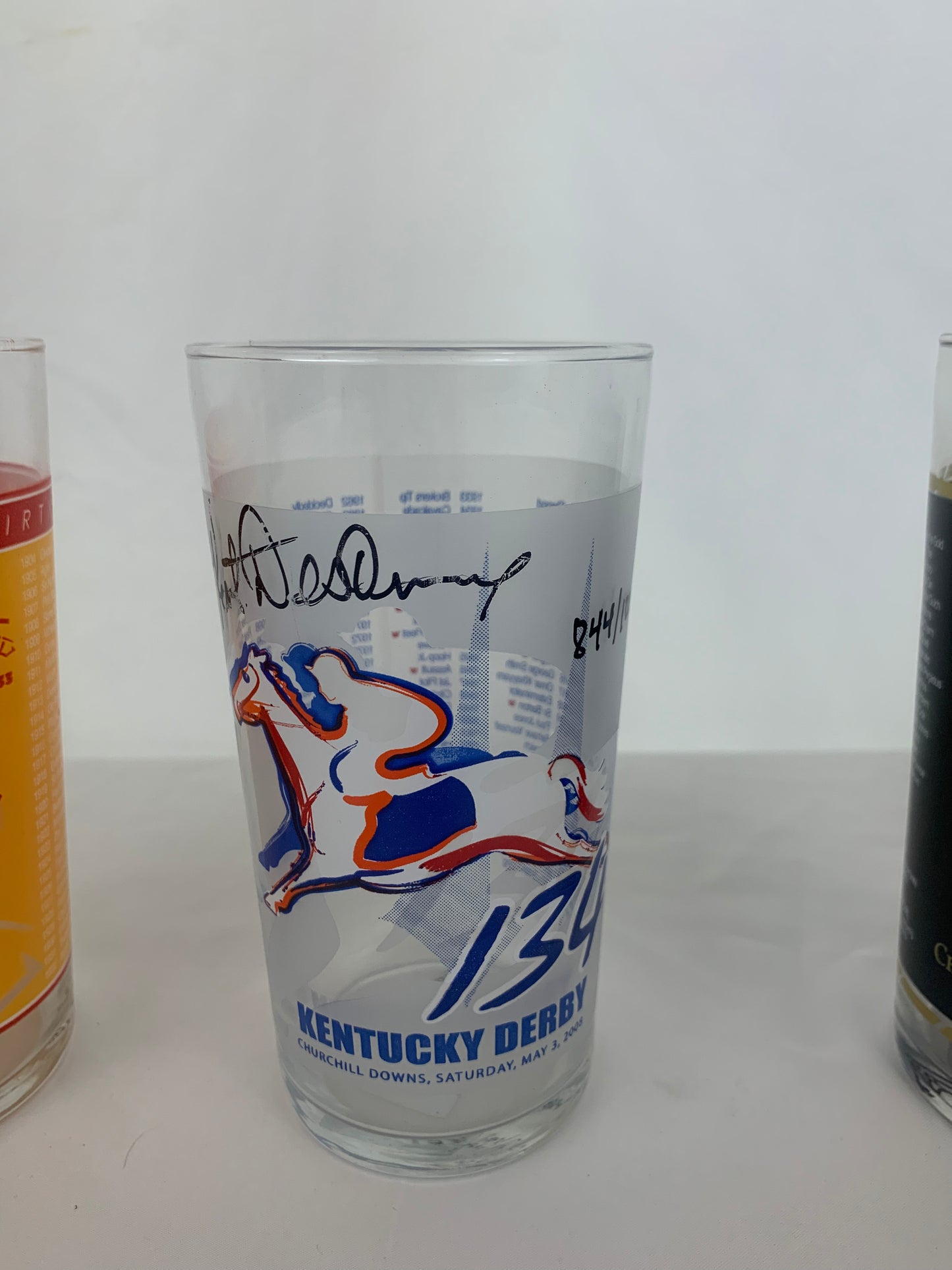 Complete Set Of Kentucky Derby Signature Series Mint Julep Glasses.