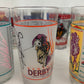 Complete Set Of Kentucky Derby Signature Series Mint Julep Glasses.