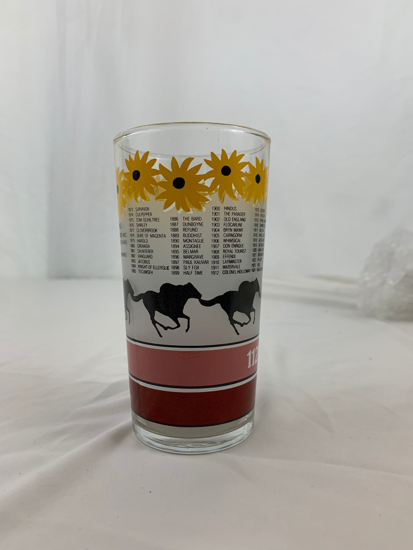 1987 Preakness Glass