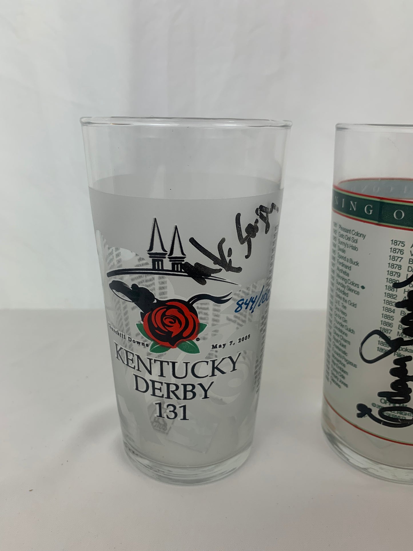 Complete Set Of Kentucky Derby Signature Series Mint Julep Glasses.